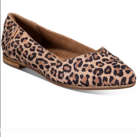 Toms Shoes - Toms “Julie” Leopard Print Flat Shoes NEW